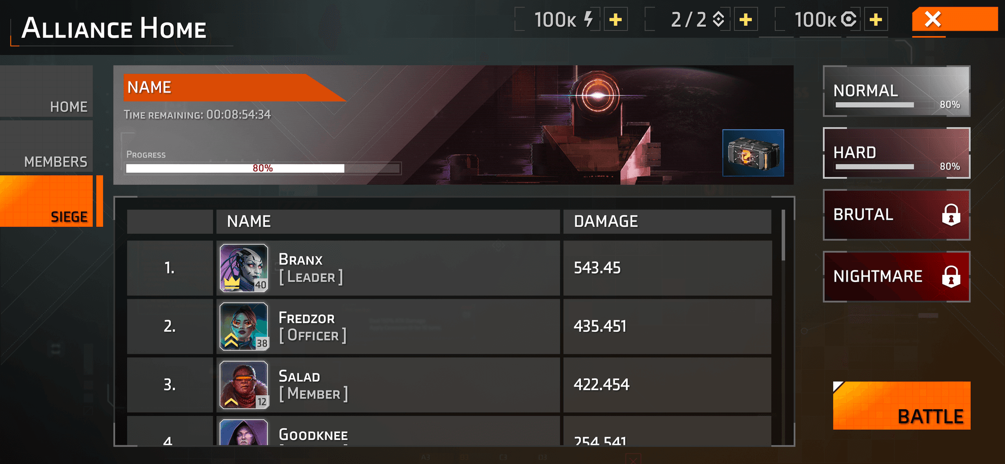 A preview of the allaince Siege PVE activity