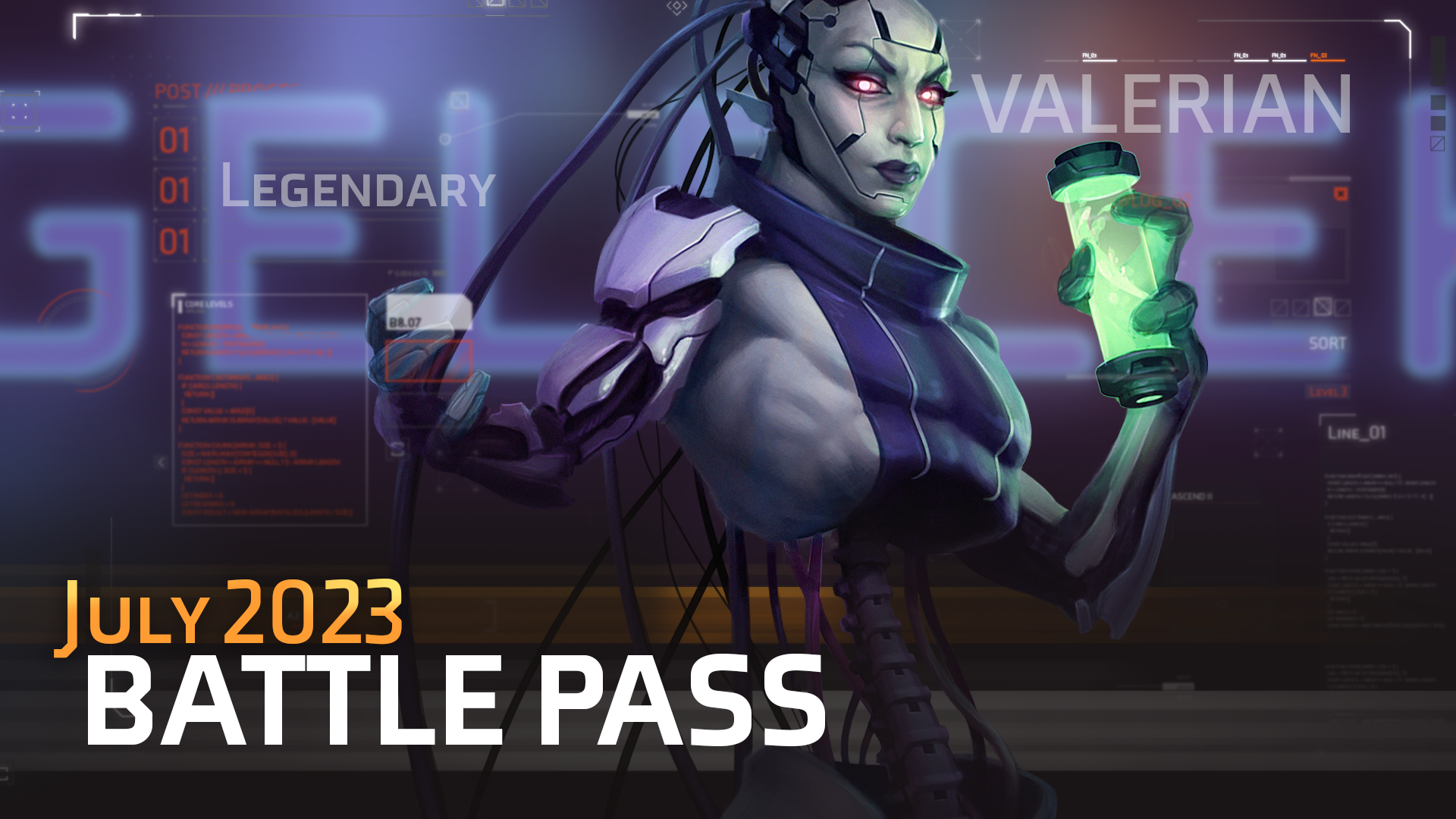Battle Pass July 2023 - Valerian